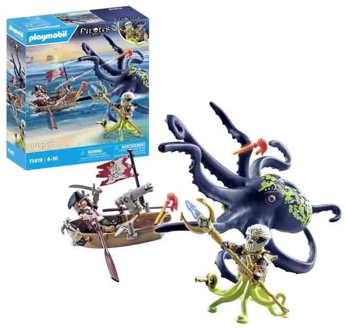Playmobil Pirates 71419 Kova su milžinišku aštuonkoju