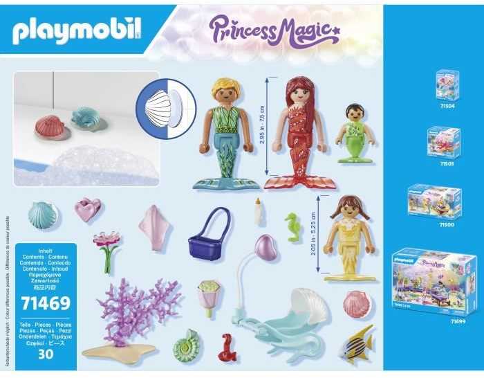PLAYMOBIL PRINCESS MAGIC Undinėlių šeima 71469