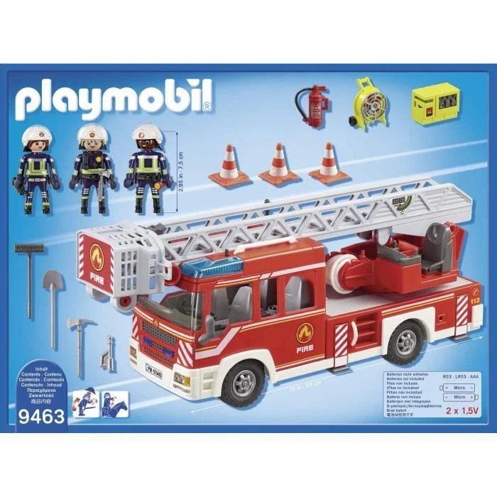 PLAYMOBIL CITY ACTION Fire Ladder Unit, 9463