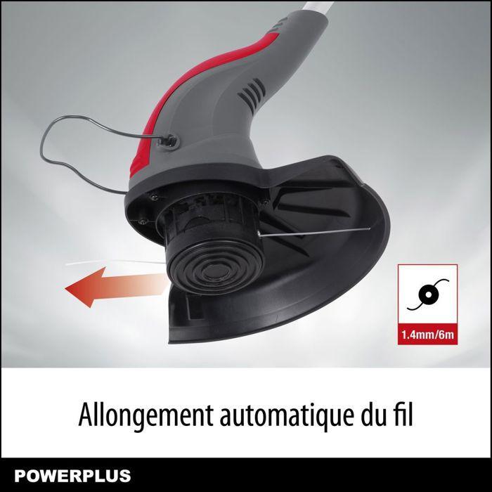 PowerPlus Electric-Bordure Cut Powg6015-300 W, 250 mm , Įrankiai, Pjovimas dronu jūsų sodui