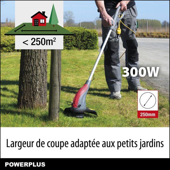 PowerPlus Electric-Bordure Cut Powg6015-300 W, 250 mm , Įrankiai, Pjovimas dronu jūsų sodui