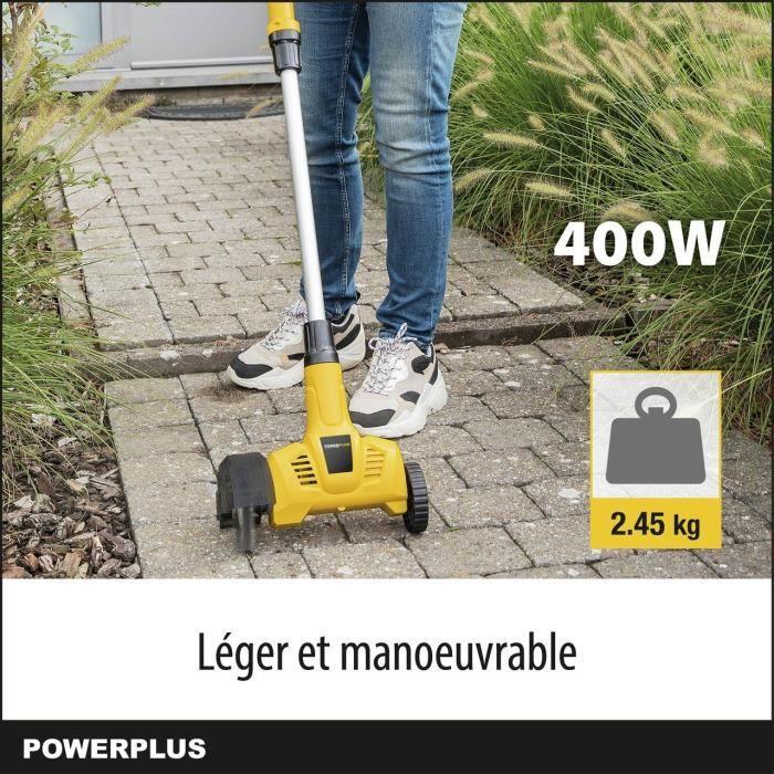 Šaligatvių pakraščių valymo nuo piktžolių 400W Ø 110mm - 2 acc. POWXG6650 POWERPLUS
