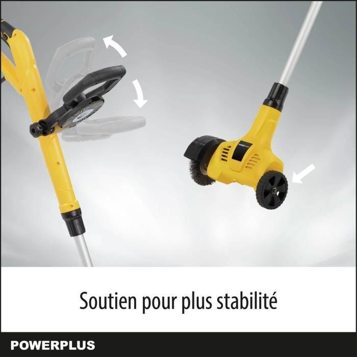 Šaligatvių pakraščių valymo nuo piktžolių 400W Ø 110mm - 2 acc. POWXG6650 POWERPLUS