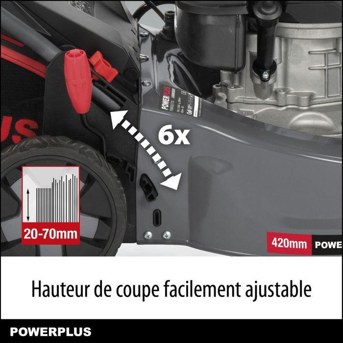 Benzininė vejapjovė savaeigė Powerplus POWEG63773X, 42 cm, 2.6kW