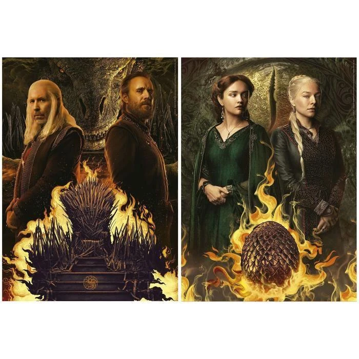 Educa dėlionė 2x500 vnt. - House of The Dragon