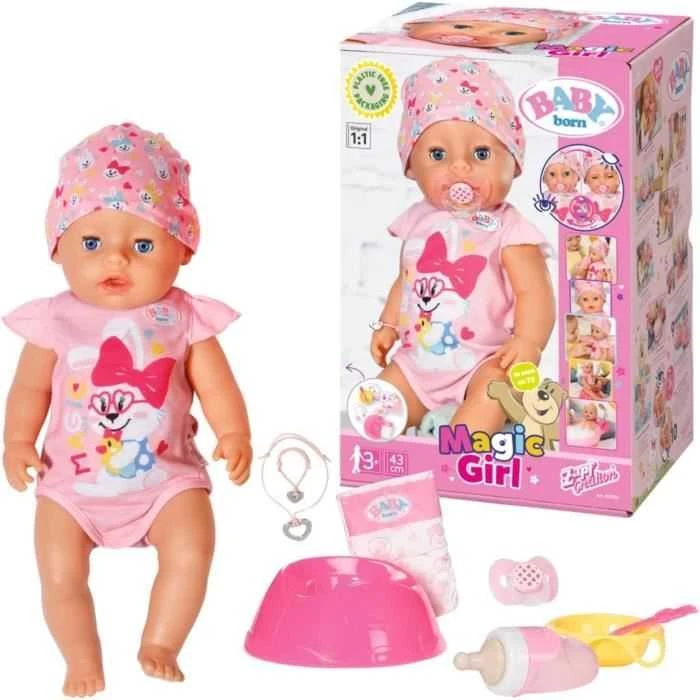 Baby Born interaktyvi lėlė - mergaitė Magic Girl, 43cm (827956)