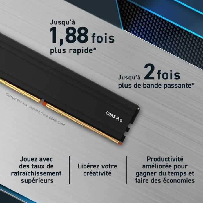 RAM Crucial Pro 48GB [2x24GB 6000MHz DDR5 CL48 UDIMM], modelis