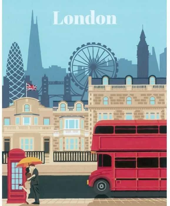 Tapymas pagal skaičius London 23525 Ravensburger