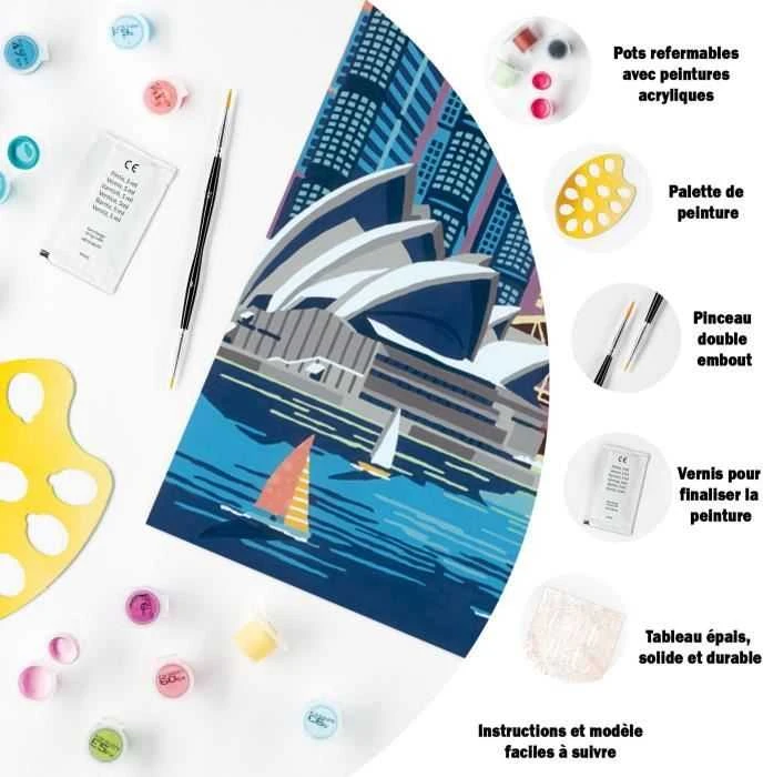 Tapymas pagal skaičius Sydney 24 x 30 cm 23526 Ravensburger