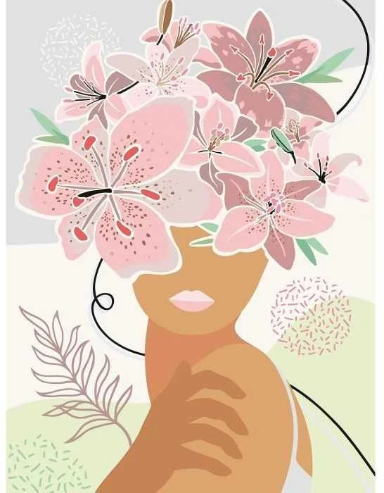 Ravensburger Tapyba pagal skaičius CreArt Flowers on my Mind 20275