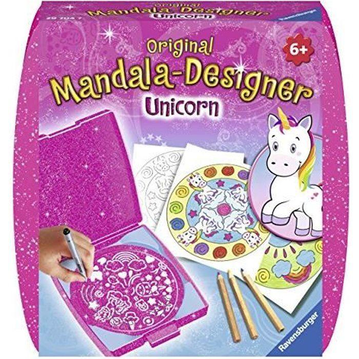 Ravensburger kūrybinis rinkinys „Mini Mandala-Designer: Vienaragis“, nuo 6 m.