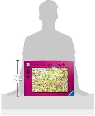 Ravensburger Dėlionė 18000 vnt. - Magiška biblioteka