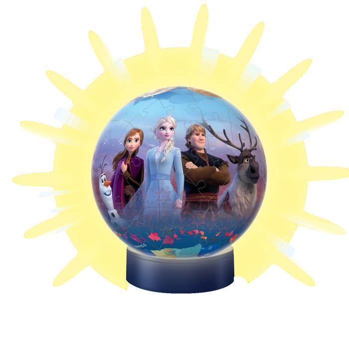 Ravensburger 3D dėlionė-naktinė lempa „Disney Ledo šalis 2“, 72 det., nuo 6 m.