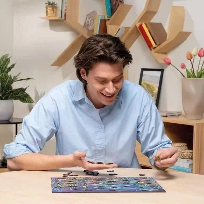 Ravensburger Medinė dėlionė 500 vnt. - Tigras