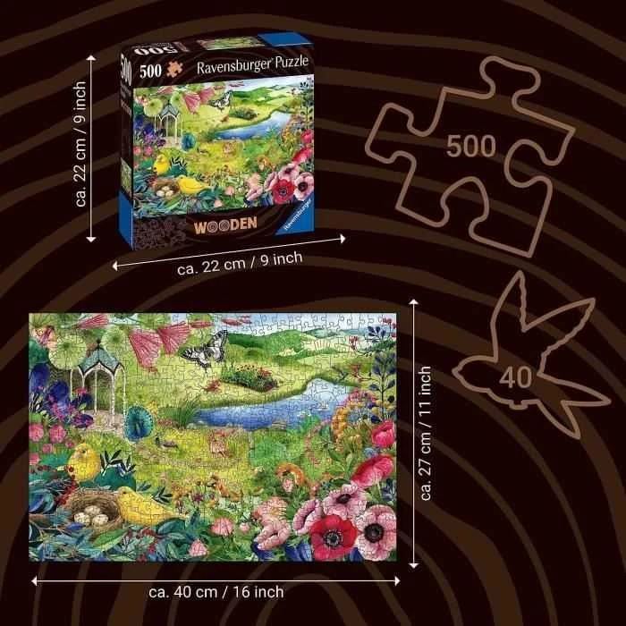 Ravensburger Medinė dėlionė 500 vnt. - Gamta