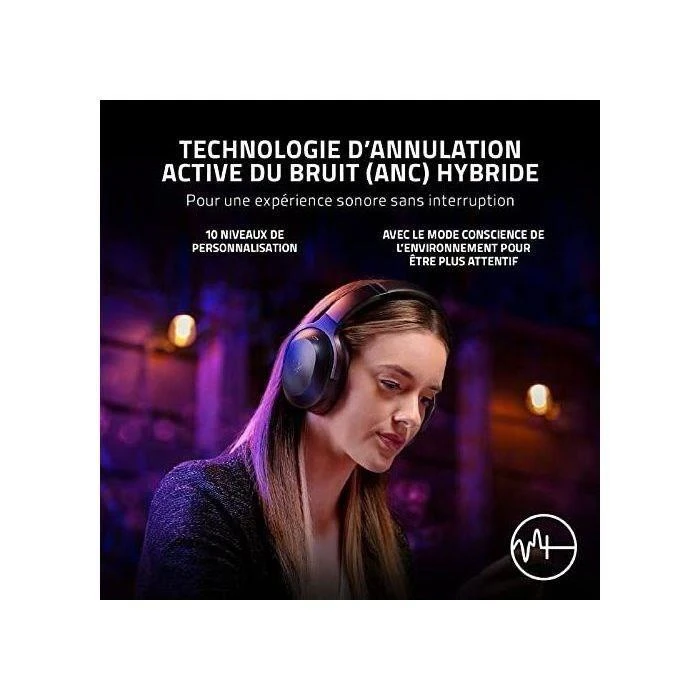 Razer | Ausinės Žaidimams | Barracuda Pro | Belaidės | Ant ausų uždedamos | Noise canceling | Belaidės