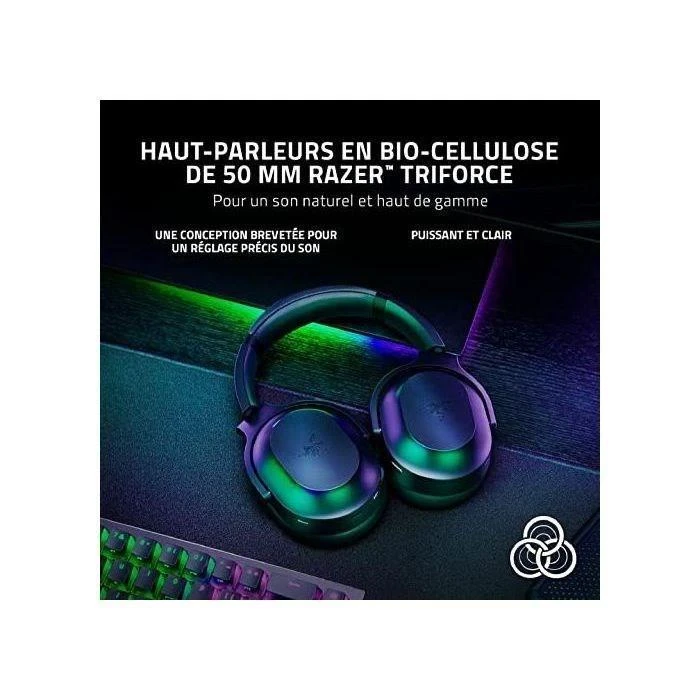 Razer | Ausinės Žaidimams | Barracuda Pro | Belaidės | Ant ausų uždedamos | Noise canceling | Belaidės