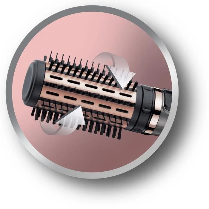 Remington Keratin Protect Rotating Air Styler | AS8810 | Keraminė šildymo sistema | Šildymo lygių skaičius 2 | 100 W | Pilkas/Juodas
