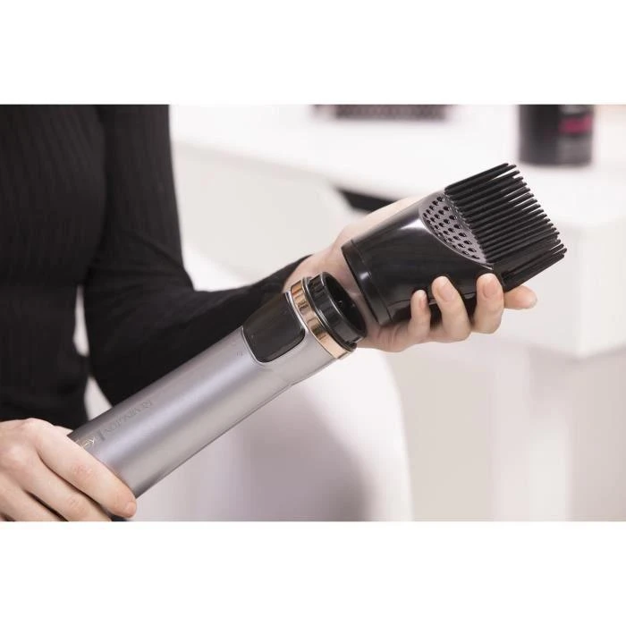 Remington Keratin Protect Rotating Air Styler | AS8810 | Keraminė šildymo sistema | Šildymo lygių skaičius 2 | 100 W | Pilkas/Juodas