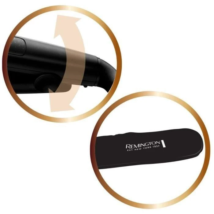 Plaukų Formavimo Prietaisai - Remington S6308 Plaukų Tiesintuvas 230°C, 15s Įkrovimo Laikas, Keramika, Juoda