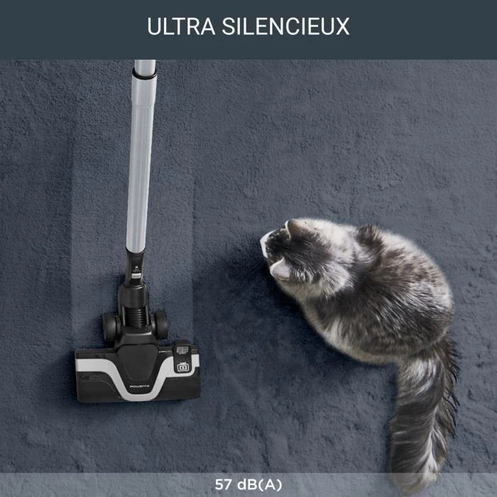 ROWENTA Silence Force Allergy+ – dulkių siurblys raudonas