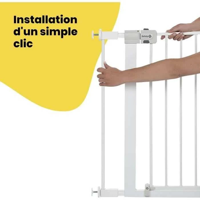 SAFETY 1ST apsauginės tvorelės pratęsimas Easy Close Metal plus Baltas 7 cm, 24204310