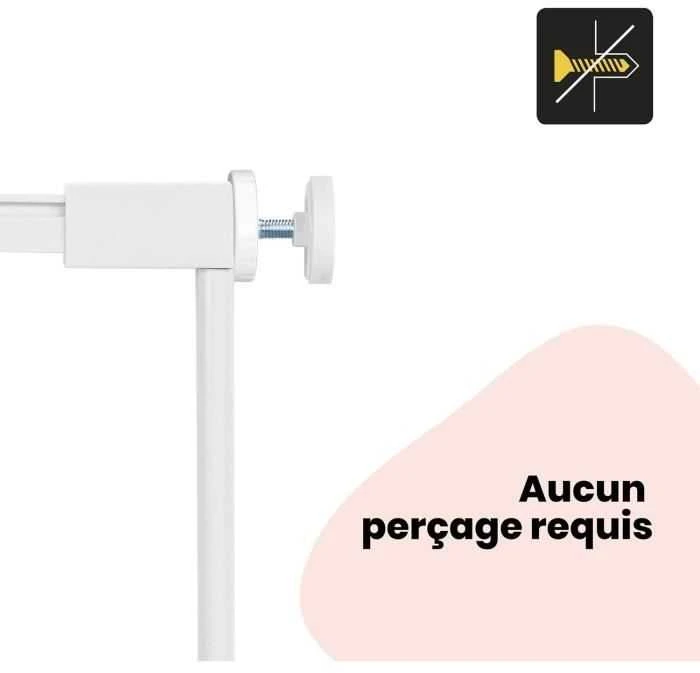 SAFETY 1ST apsauginės tvorelės pratęsimas Easy Close Metal plus Baltas 7 cm, 24204310