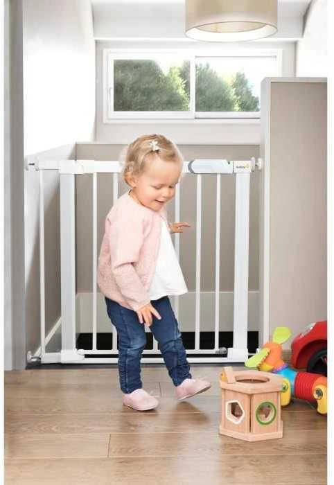 SAFETY 1ST saugos varteliai FLAT STEP, balti, 73 cm, metaliniai, 2443431000