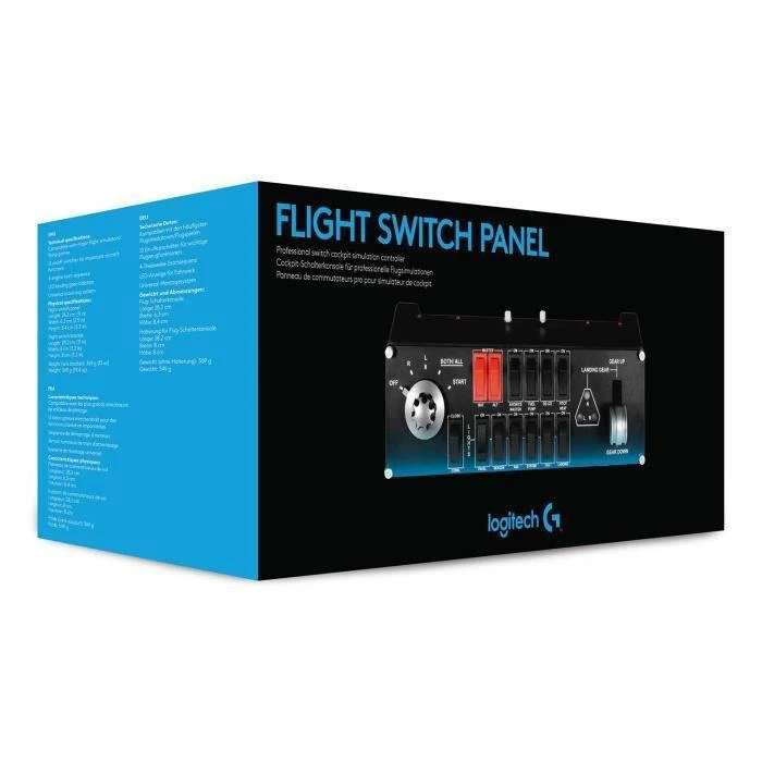 Logitech Pro Flight Switch Panel Skraidymo simuliatorius
