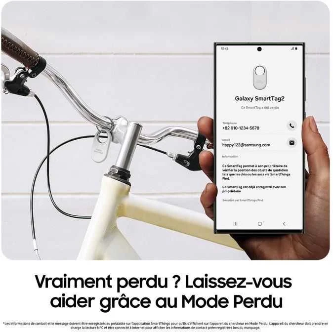 Samsung SmartTag2 sekimo įrenginys, Baltos spalvos