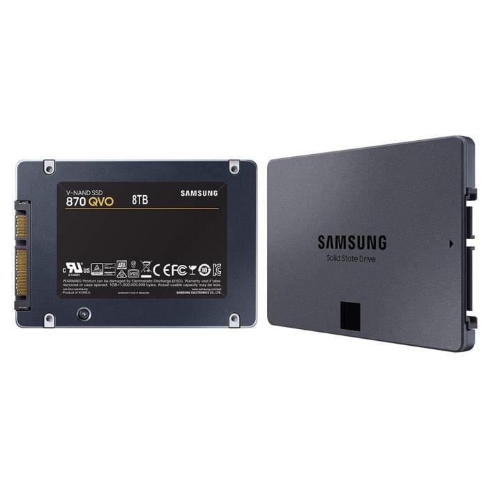 Kietasis diskas SSD SAMSUNG 870 QVO/8TB/SATA 3.0/MZ-77Q8T0BW
