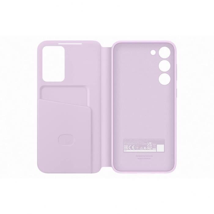 „Samsung Galaxy S23+ Smart View“ piniginės dėklas, alyvinis