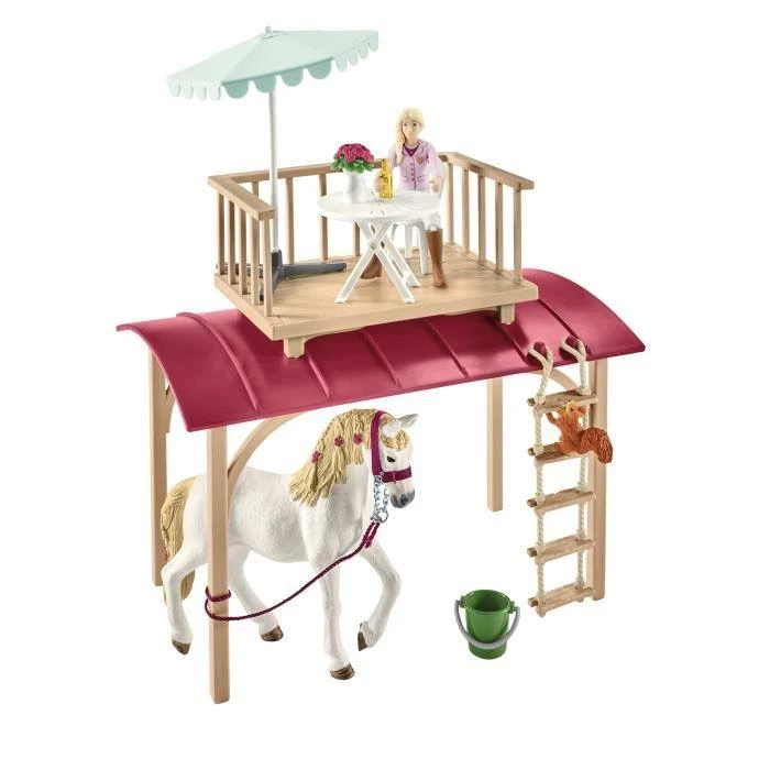 SCHLEICH HORSE CLUB Namelis ant ratų slaptiems klubo susitikimams