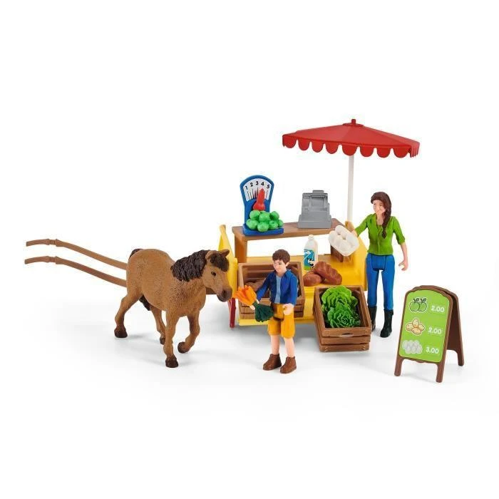 Schleich Farm World mobilus ūkio stendas, žaidimo skaičius