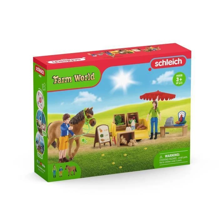 Schleich Farm World mobilus ūkio stendas, žaidimo skaičius