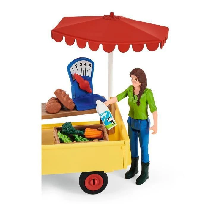 Schleich Farm World mobilus ūkio stendas, žaidimo skaičius