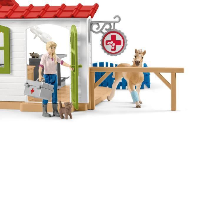 Schleich Tierarzt-Praxis TierarztPraxis mit Haustieren (42502)