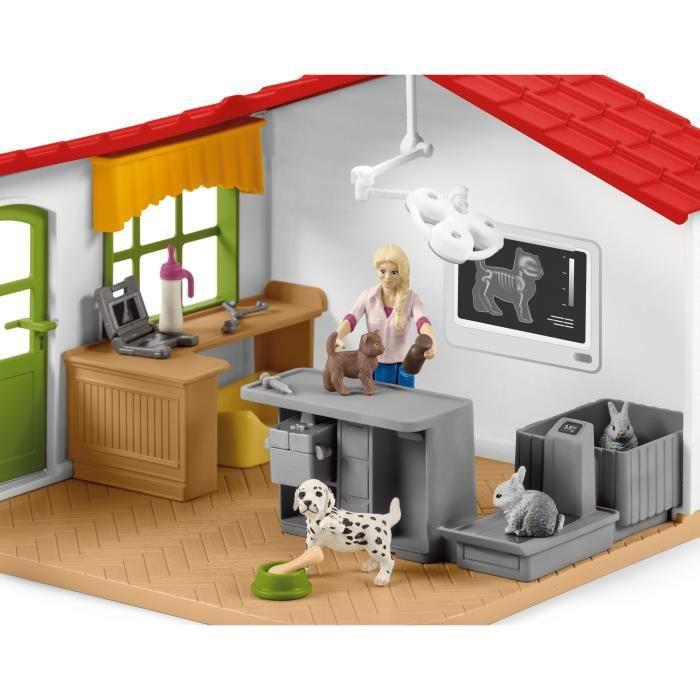 Schleich Tierarzt-Praxis TierarztPraxis mit Haustieren (42502)