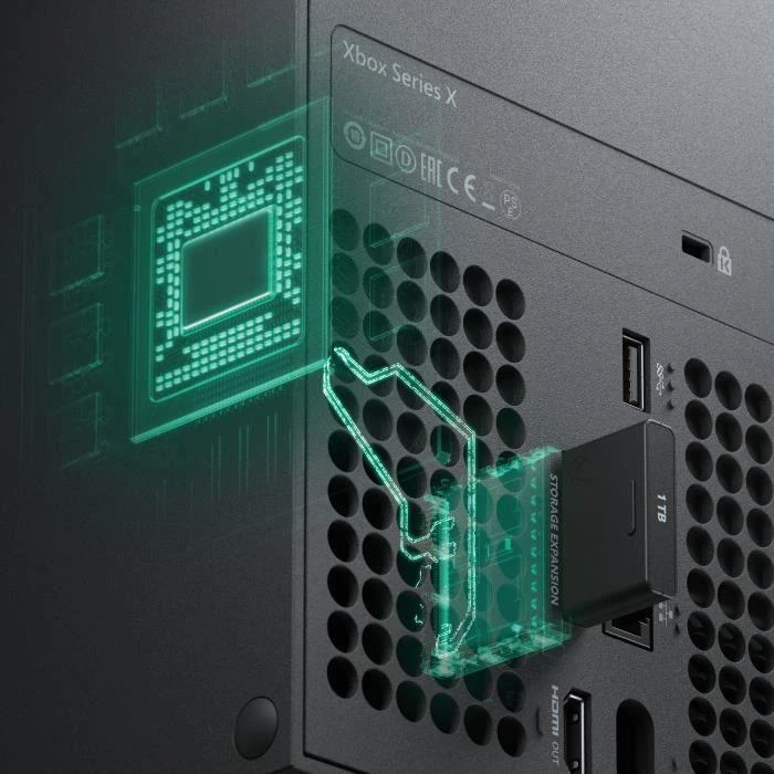 Kietasis diskas „SEAGATE“ atminties išplėtimo plokštė, skirta „XBOX Series X S“ (CFXSSD/1TB/PCIE)