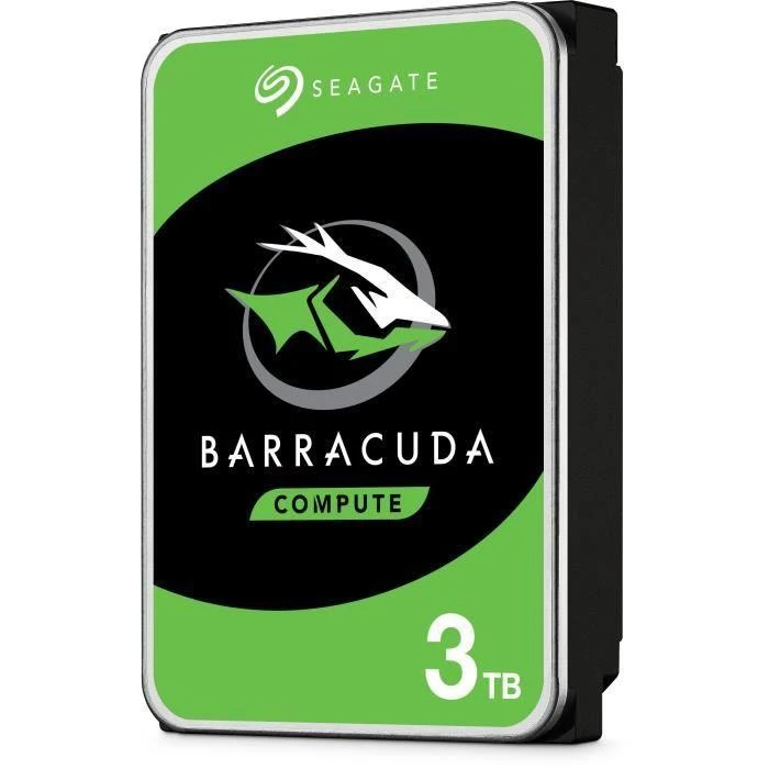 Vidinis HDD Seagate BarraCuda 3.5'' 3TB SATA3 5400RPM 256MB