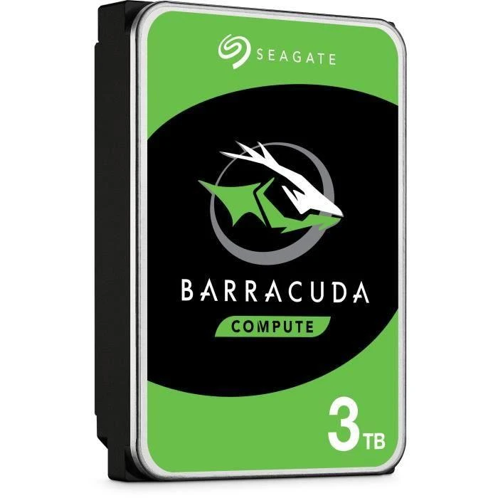 Vidinis HDD Seagate BarraCuda 3.5'' 3TB SATA3 5400RPM 256MB