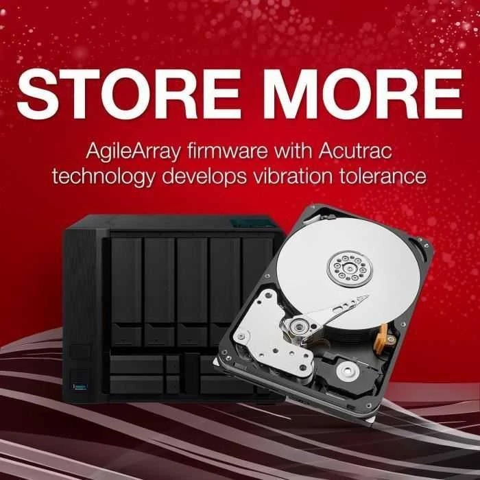 „SEAGATE Ironwolf PRO Enterprise NAS HDD 8TB 7200rpm 6Gb/s SATA 256MB cache 8.9cm 3.5inch 24x7“ skirtas NAS ir RAID Rackmount sistemoms, juodos spalvos