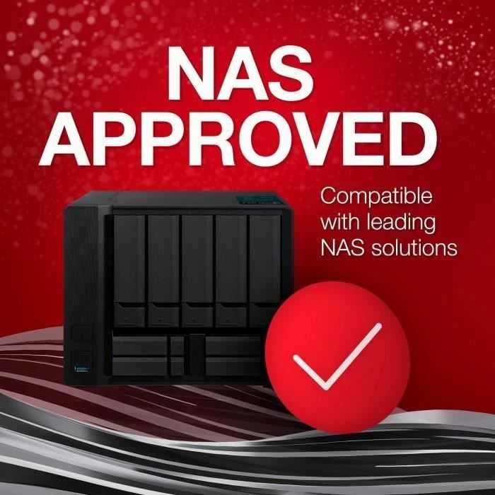„SEAGATE Ironwolf PRO Enterprise NAS HDD 8TB 7200rpm 6Gb/s SATA 256MB cache 8.9cm 3.5inch 24x7“ skirtas NAS ir RAID Rackmount sistemoms, juodos spalvos