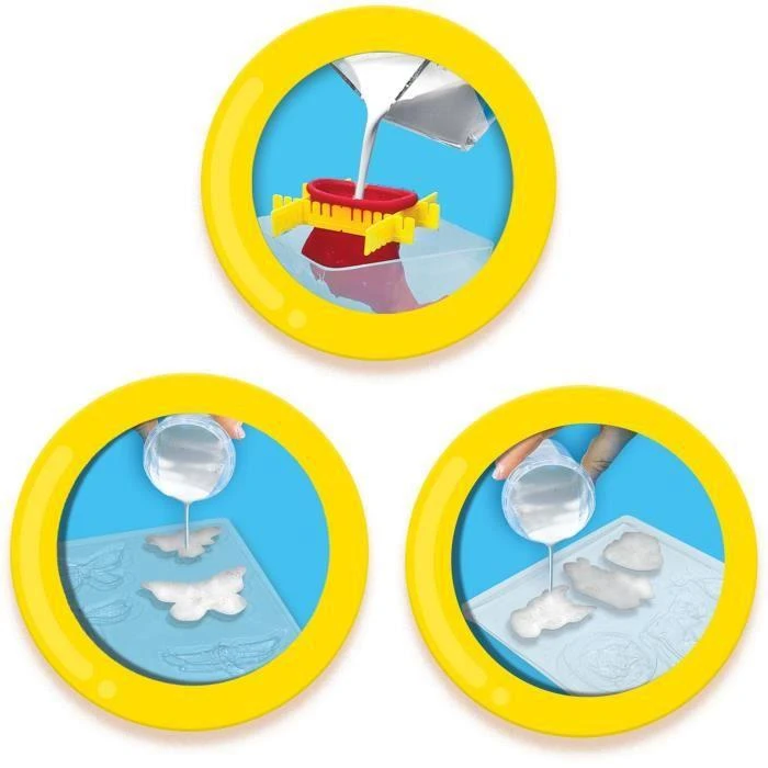 Ses Creative SES Gipso liejiniai – 3in1 blizgantys gyvūnėliai