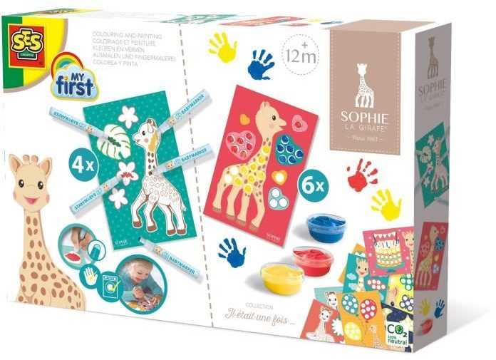 SES CREATIVE - Sophie the Giraffe - Coloring and Painting, modelis ...