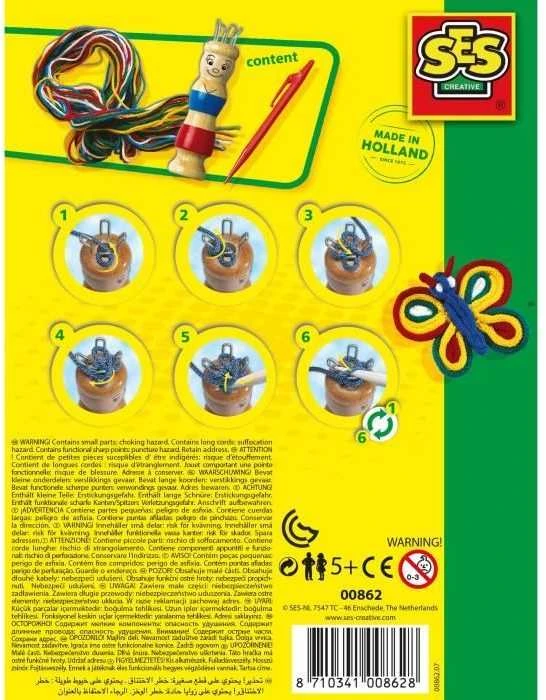 SES Kūrybinis rinkinys „Prancūziškas mezgimas"