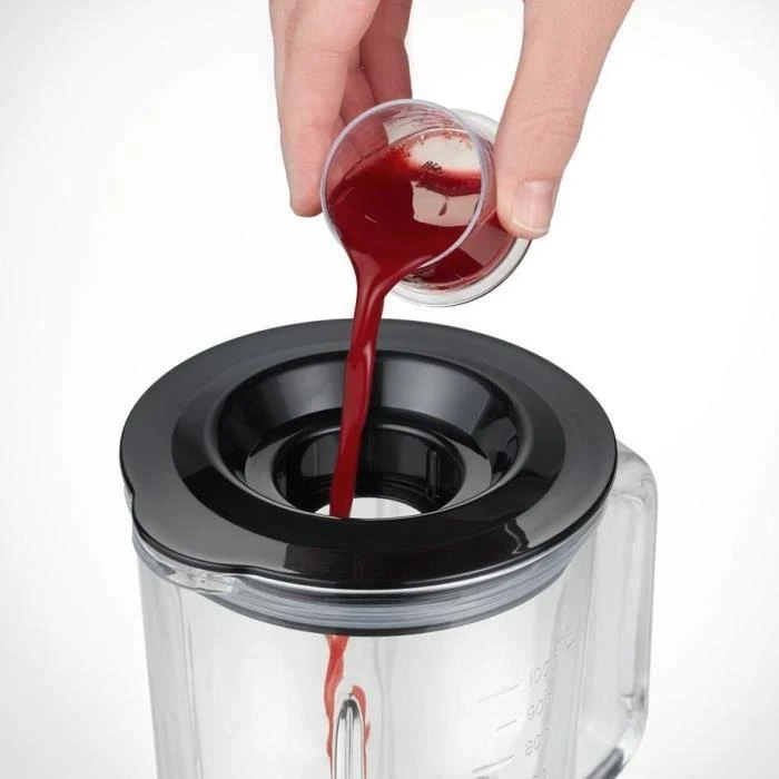 Severin Maišytuvas SM 3734 Juodas/Nerūdijantis plienas, 500 W, Glass, 1 L, Ice crushing, 22000 RPM