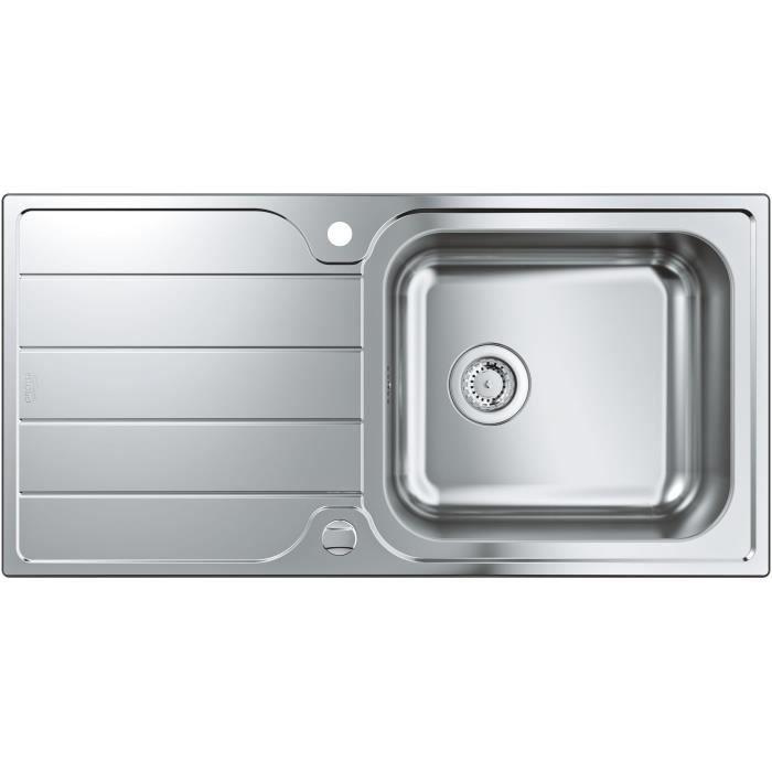GROHE K500 Køkkenvask, rustfrit stål, nedfæld/planlim, 965x500mm
