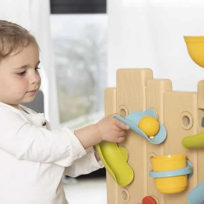 Smoby dvigubos rūšies veiklos siena - Montessori manipuliacija