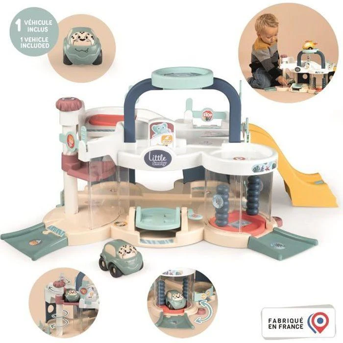 Smoby Little mano pirmoji garažo automobilio „Vroom“ planeta